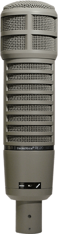 Le microphone RE20 d'Electro-Voice