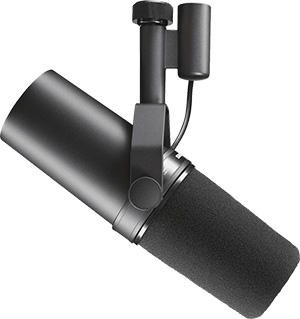 Le microphone dynamique Shure SM7B