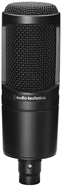 Le microphone statique AT2020 d'Audio-Technica