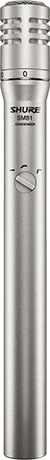 Le microphone statique SM81 de Shure