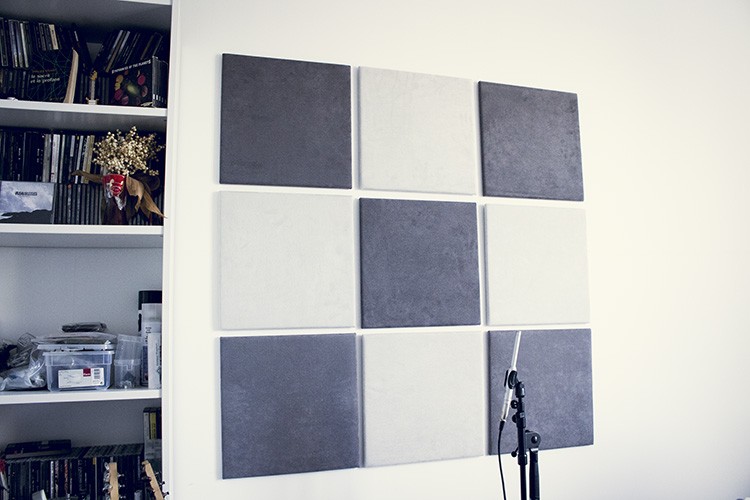 Un exemple de traitement acoustique en home studio