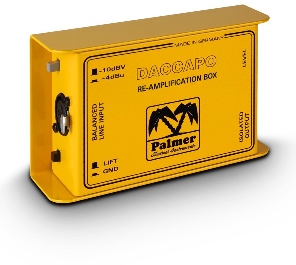 Le boîtier de reamping DACCAPO de Palmer