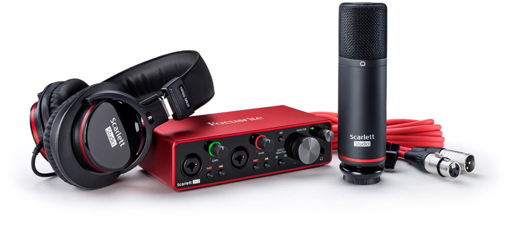 Un pack de matériel Focusrite