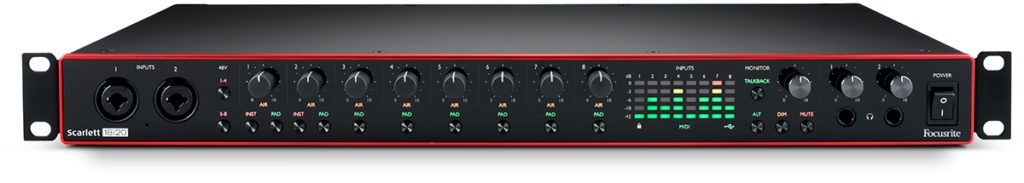 L'interface audio Focusrite Scarlett 18i20