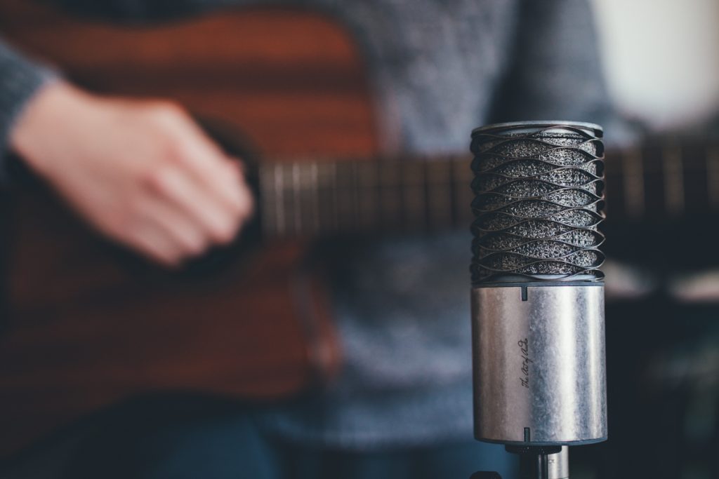 Enregistrement d'une guitare acoustique