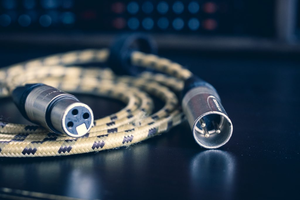 Exemple de câble XLR (pour microphone notamment)