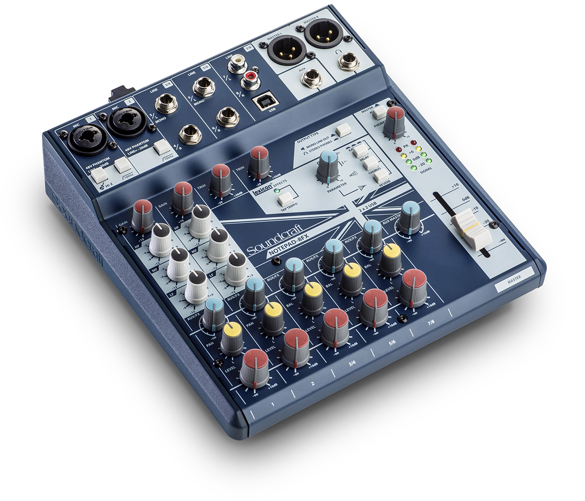 Table de mixage analogique Soundcraft Notepad 8FX