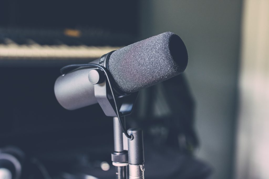 Le microphone SM7B de chez Shure