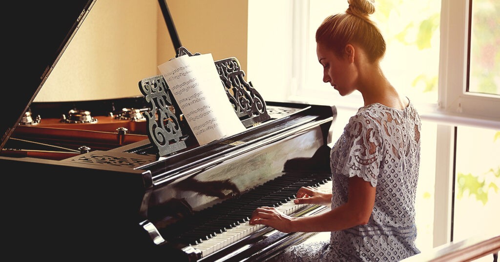 Un enregistrement de piano